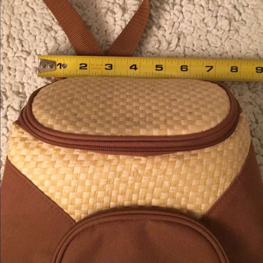 Brown Woven Lunchbox Backpack - Picture 8 of 8